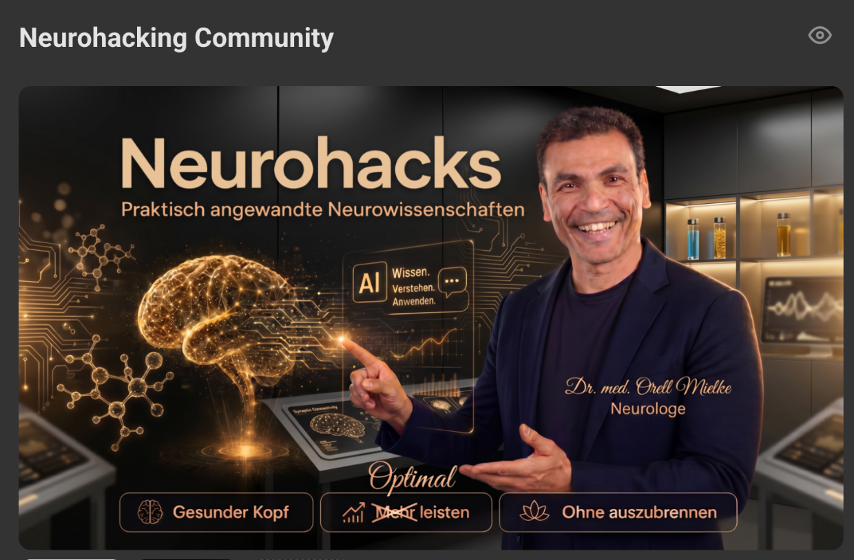 Neurohacking Community — Dr. med. Orell Mielke, Neurologe
